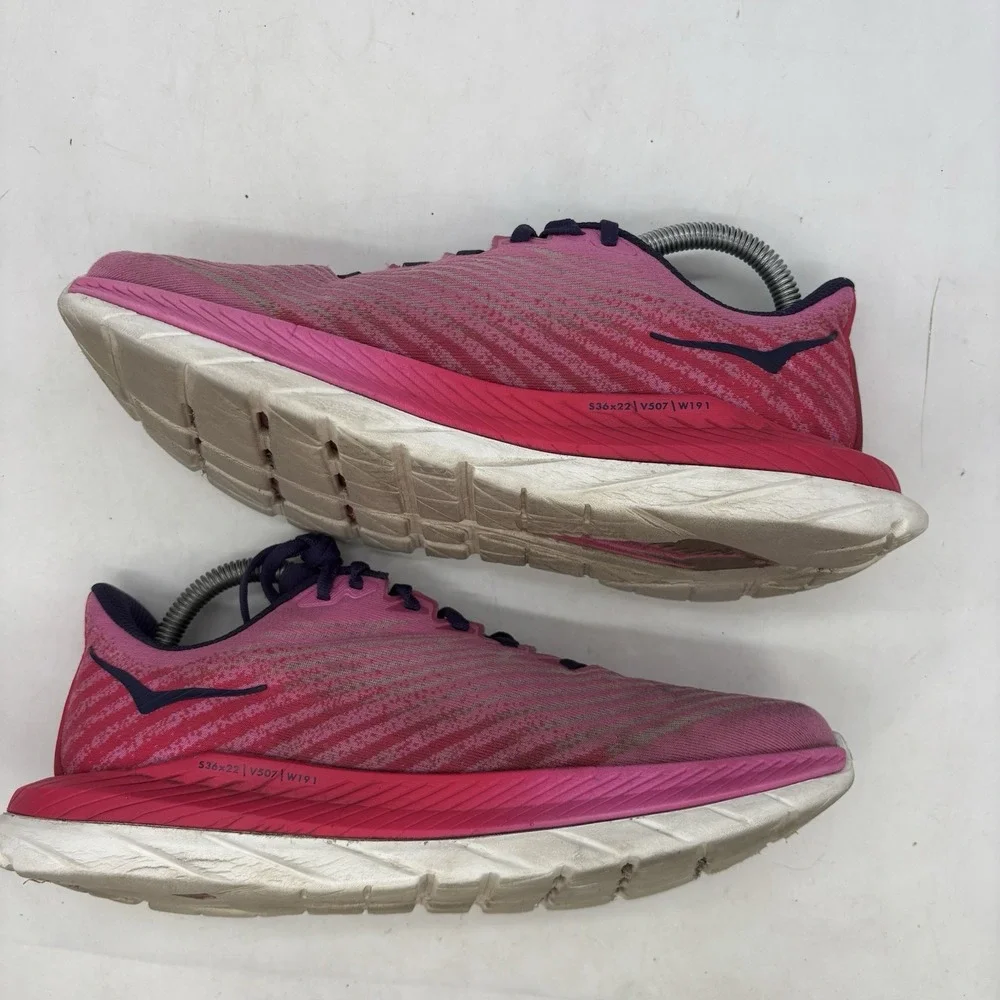 Hoka Mach 5 Shoes Womens 8.5 Castlerock Sneakers Comfort Running 1127894 BC STL